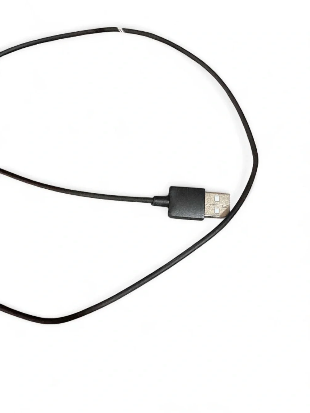 Vintage Wired Black Monaural Headset with Boom Microphone